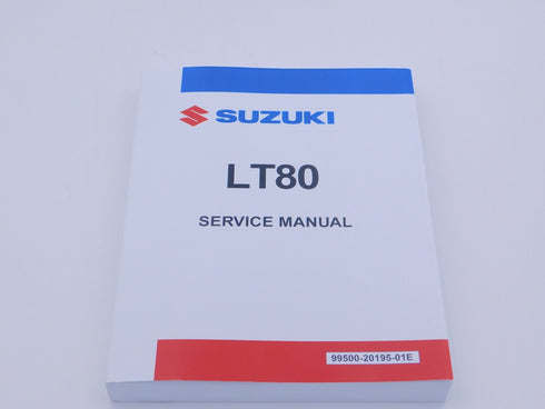 1987-2006 Suzuki LT80 Quadsport Service Repair Shop Manual 99500-20195-01E